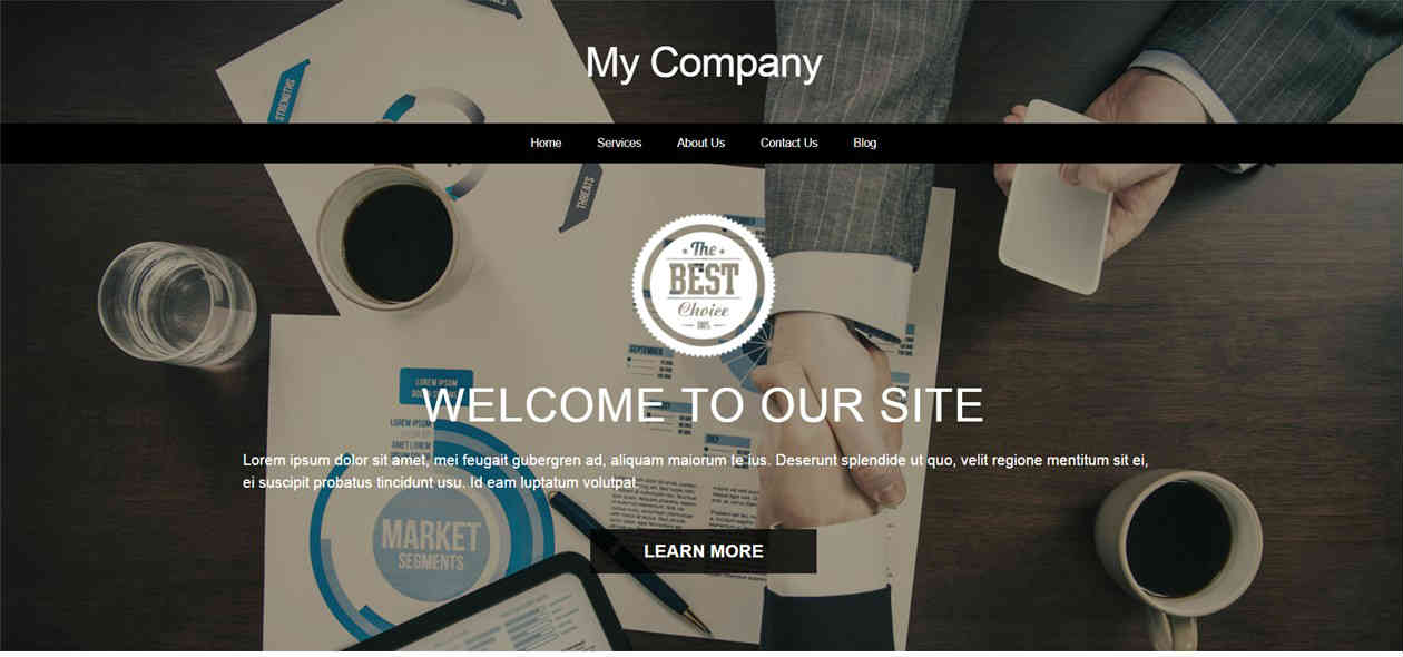 Business Website Design Template