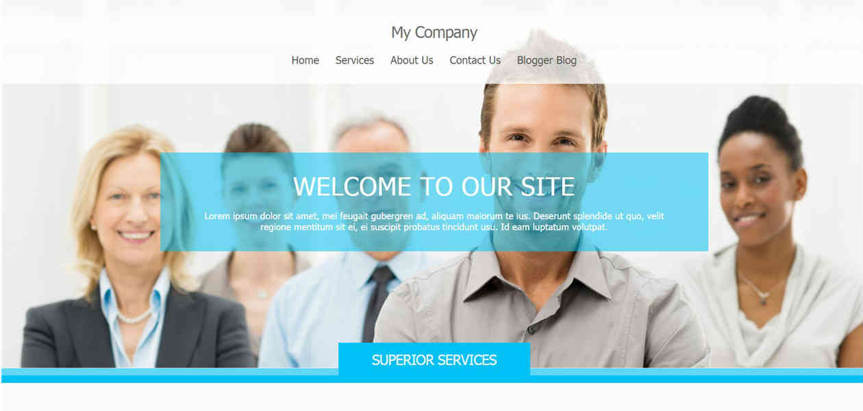 Corporate Website Design Template